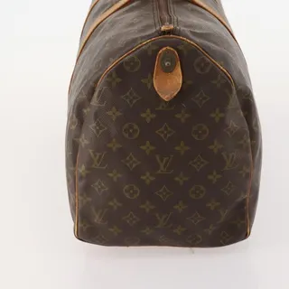 Photo of Louis Vuitton Monogram Keepall 50 Travel Bag Brown