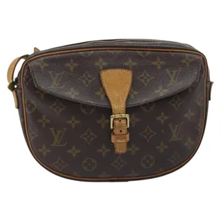 Photo of Louis Vuitton Monogram Jeune Fille MM Shoulder Bag Brown