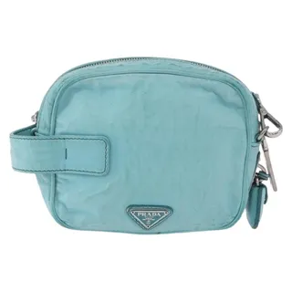 Photo of Prada Saffiano Galleria Shoulder Bag Blue