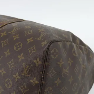 Photo of Louis Vuitton Monogram Keepall 50 Travel Bag Brown