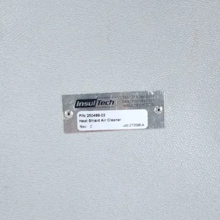 Photo of InsulTech Air Cleaner Heat Shield Thermal Insulation Blanket P/N 250488-03