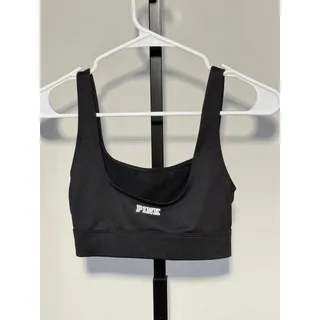 Photo of PINK Victorias Secret Ultimate Lightly Lined Sports Bra Black XS