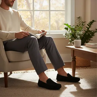 Photo of Koolaburra by UGG Tipton Mens Black Slippers 8M NEW