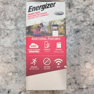 Photo of Energizer Smart WiFi Bulb Camera Indoor/Outdoor PTZ Pan/Tilt 1080p 2-Way