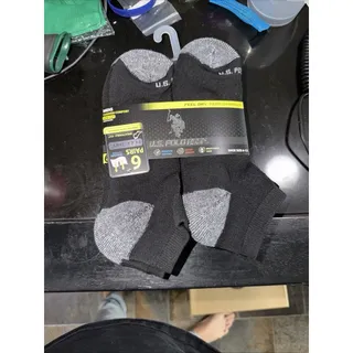 Photo of 6 Men's U.S. Polo Assn. Low Cut Moisture Control Breathable Socks Shoe Size 6-12