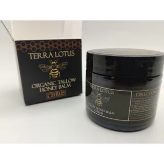 Photo of Terra Lotus Organic Tallow Honey Balm All Natural Moisturizer Citrus 2 oz - BNIB
