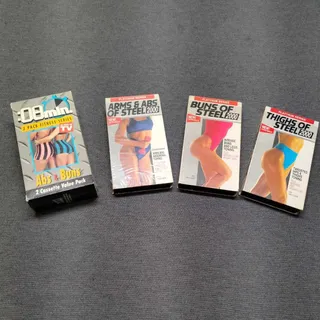 Photo of 80min Platinum Series VHS Fitness Tapes Abs Buns Arms Thighs of Steel