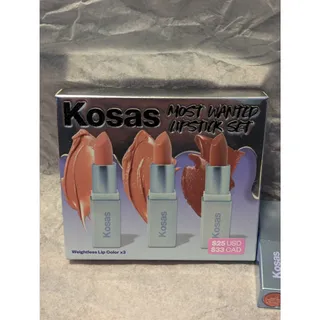 Photo of NIB Kosas Most Wanted Lipstick Set and the Wet Set Undressed Duo