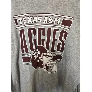 Photo of Texas A&M Aggies Youth Large Gray Long Sleeve Football T-Shirt NCAA NWOT NEW