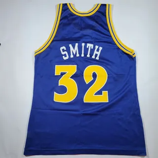 Photo of Vintage Joe Smith #32 NBA Golden State Warriors Champion jersey size 44 Go DUBS