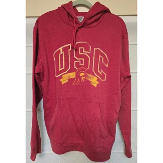Photo of USC Trojans Rivalry Threads 91 Men's M Red Pullover Hoodie NCAA Football NWT NEW