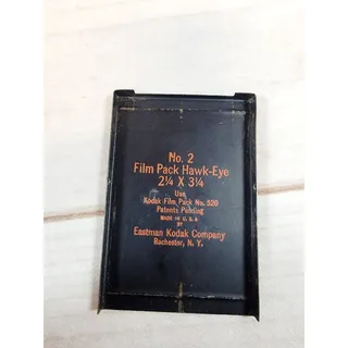 Photo of Kodak Hawk-Eye No. 2 Model Box Camera 520 Film Vintage, Black