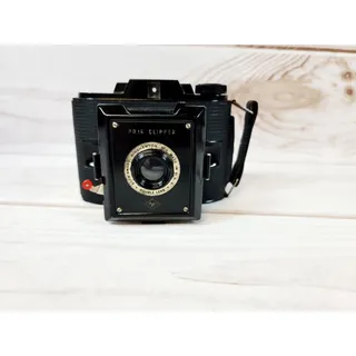 Photo of Vintage PD16 Clipper AGFA Ansco Camera in Original Box w/ Instruction Booklet