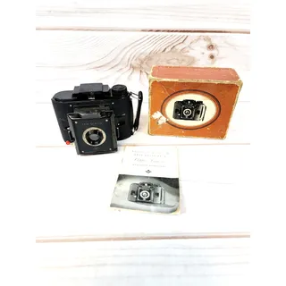 Photo of Vintage PD16 Clipper AGFA Ansco Camera in Original Box w/ Instruction Booklet