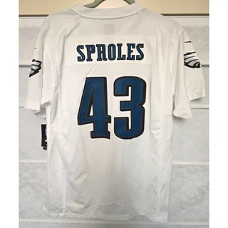 Photo of Nike Philadelphia Eagles Darren Sproles #43 Youth XL White On Field Jersey NWT
