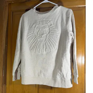 Photo of Disney The Lion King On Broadway Musical Sweatshirt Men’s M Beige Crewneck