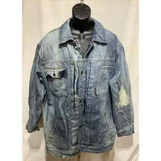 Photo of Vintage Ecko Unltd Denim Jacket XL Oversized Y2K The ReMix Streetwear 26 Pit Pit