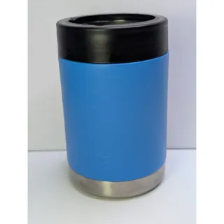 Photo of YETI Rambler Colster 12 oz Can Insulator Blue Stainless Steel w/ Gasket