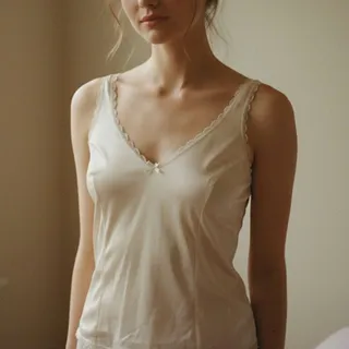 Photo of Vintage Warner’s Perfect Measure Camisole | USA Made Nylon Slip Top | Women's 34