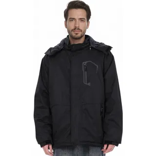 Photo of Men's Waterproof Ski Winter Jacket with Detachable Hood, (L), Warm Windproof