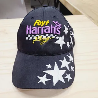 Photo of Foyt # 14 NASCAR Cap, Black Harrah's EUC