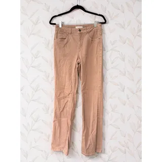 Photo of Coldwater Creek Jeans Womens Size 6 Tan Brown Straight Leg Stretch Denim 30"