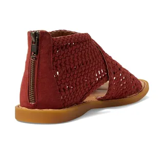 Photo of Born Womens Iwa Mac Cross-Front Sandals US 8 M EU 38.5 Rust Fabric