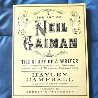 Photo of Art of Neil Gaiman Story of a Writer Illustrated Hayley Campbell