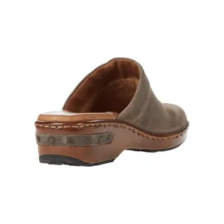 Photo of Born Bandy Clog Grey Distressed Leather Slip On Shoes Casual Women's Size 9 M