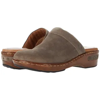 Photo of Born Bandy Clog Grey Distressed Leather Slip On Shoes Casual Women's Size 9 M