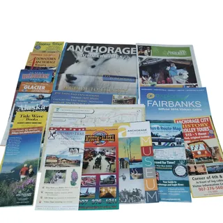 Photo of Vintage Alaska Tourist Guides & Maps (2009-2016) - Anchorage Wasilla Fairbanks
