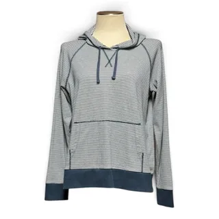 Photo of Kuhl Stria Pullover Hoody Blue Stripe Pocket Large