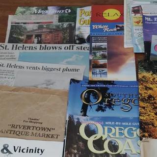 Photo of Vintage Oregon & Washington Travel Ephemera Collection (2003) Maps, Brochures