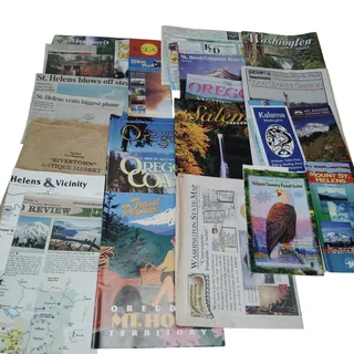 Photo of Vintage Oregon & Washington Travel Ephemera Collection (2003) Maps, Brochures