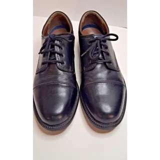Photo of Dockers Gordon Men Black Leather Cap Toe Oxford Dress Shoes Size 12 W