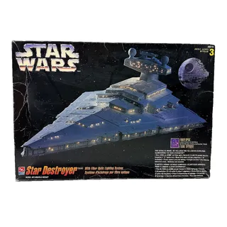 Photo of AMT/Ertl 8782 Star Wars Star Destroyer Fiber Optic Model Kit Open Box
