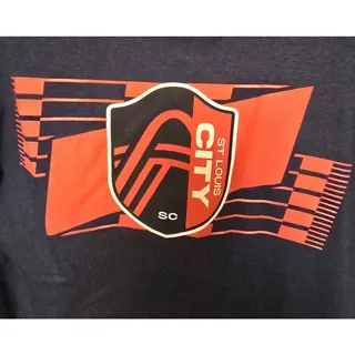 Photo of Outerstuff St Louis CITY SC Youth L Large 14/16 MLS Winning Tackle T-Shirt NWT