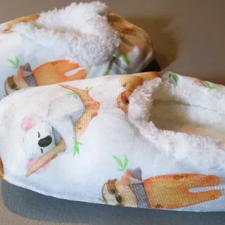 Photo of Gredecor Unisex Kids Plush Slippers Koala & Sloth Print Size Small (12) Cozy