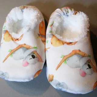Photo of Gredecor Unisex Kids Plush Slippers Koala & Sloth Print Size Small (12) Cozy