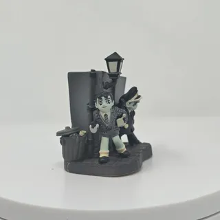 Photo of Kaiyodo Time Slip Glico Tetsujin 28-go Mini Diorama Figure - Shotaro’s Pursuit