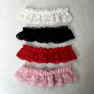Photo of 4 Pack Lace Bow Garters