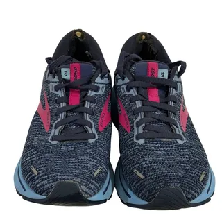 Photo of Brooks Ghost 14 Running Walking Shoes Navy Pink Women's US 8 Medium B Flaws READ