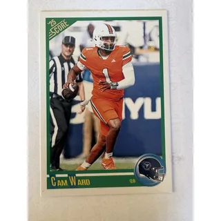 Photo of 2025 Score - Anniversary Rookie Cameron Ward #4 (RC) And Baker Mayfield Lot Of 2
