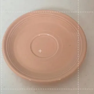 Photo of Vintage Fiestaware Apricot Tea Cup & Saucer Retired Replacement China Set