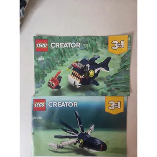 Photo of Lego 2018 Creator 3 in 1 31088 Deep Sea Creatures Angler Fish Build