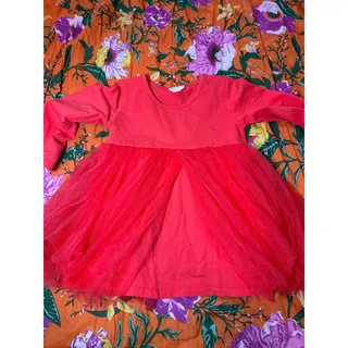 Photo of Cavigour Red Tulle Dress 18/24 months