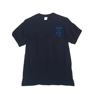 Photo of Back The Blue Graphic T-Shirt Black Unisex Size Medium