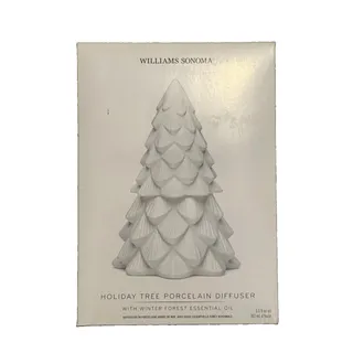 Photo of Williams Sonoma Holiday Tree Porcelain Diffuser Winter Forest Rare HTF