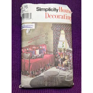 Photo of Simplicity 9176 sewing pattern Curtains pillow sham doll