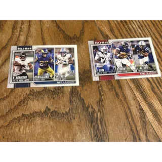 Photo of NFC and AFC Rush Leaders Topps 2026